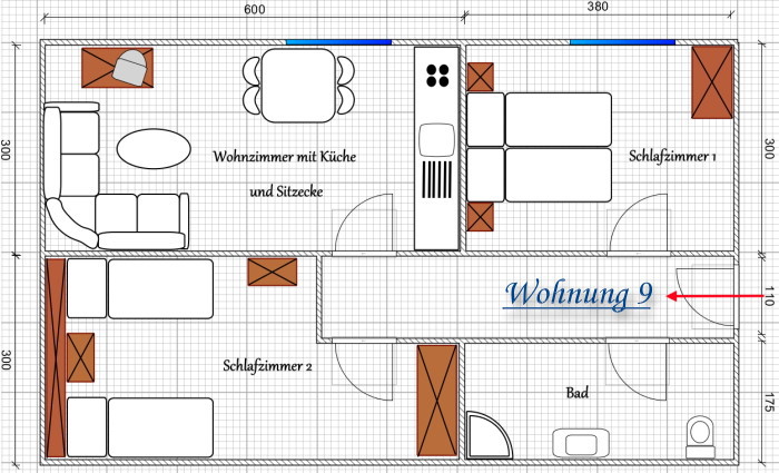 Grundriss Leuchtfeuer