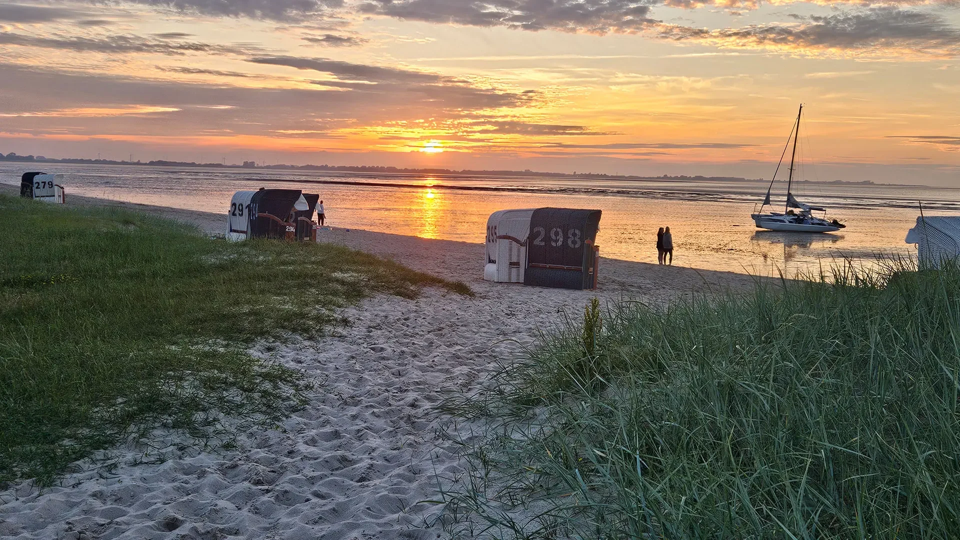 Strandkörbe am Nordseestrand